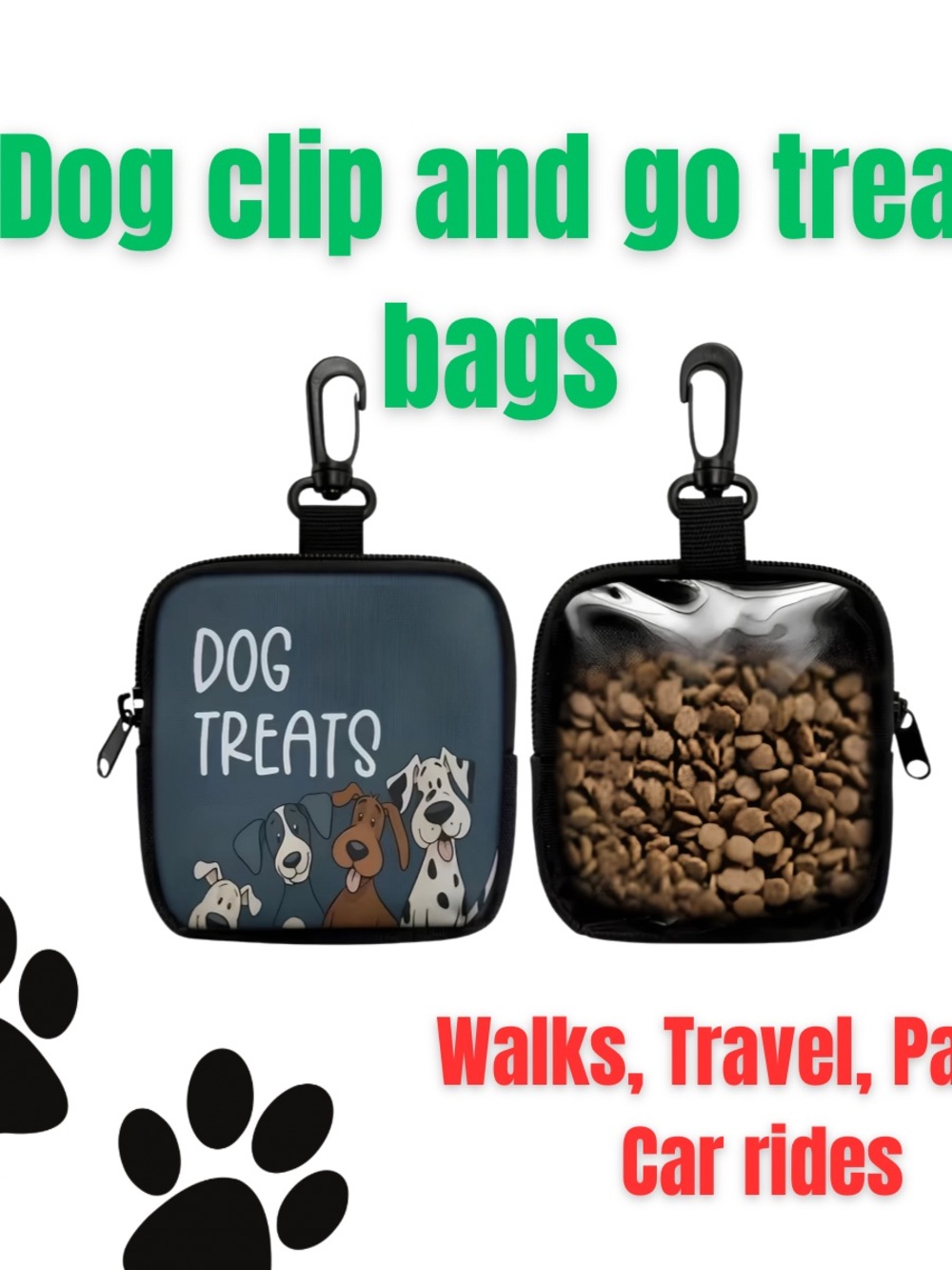 Dog Treat Clip & Go Pouch